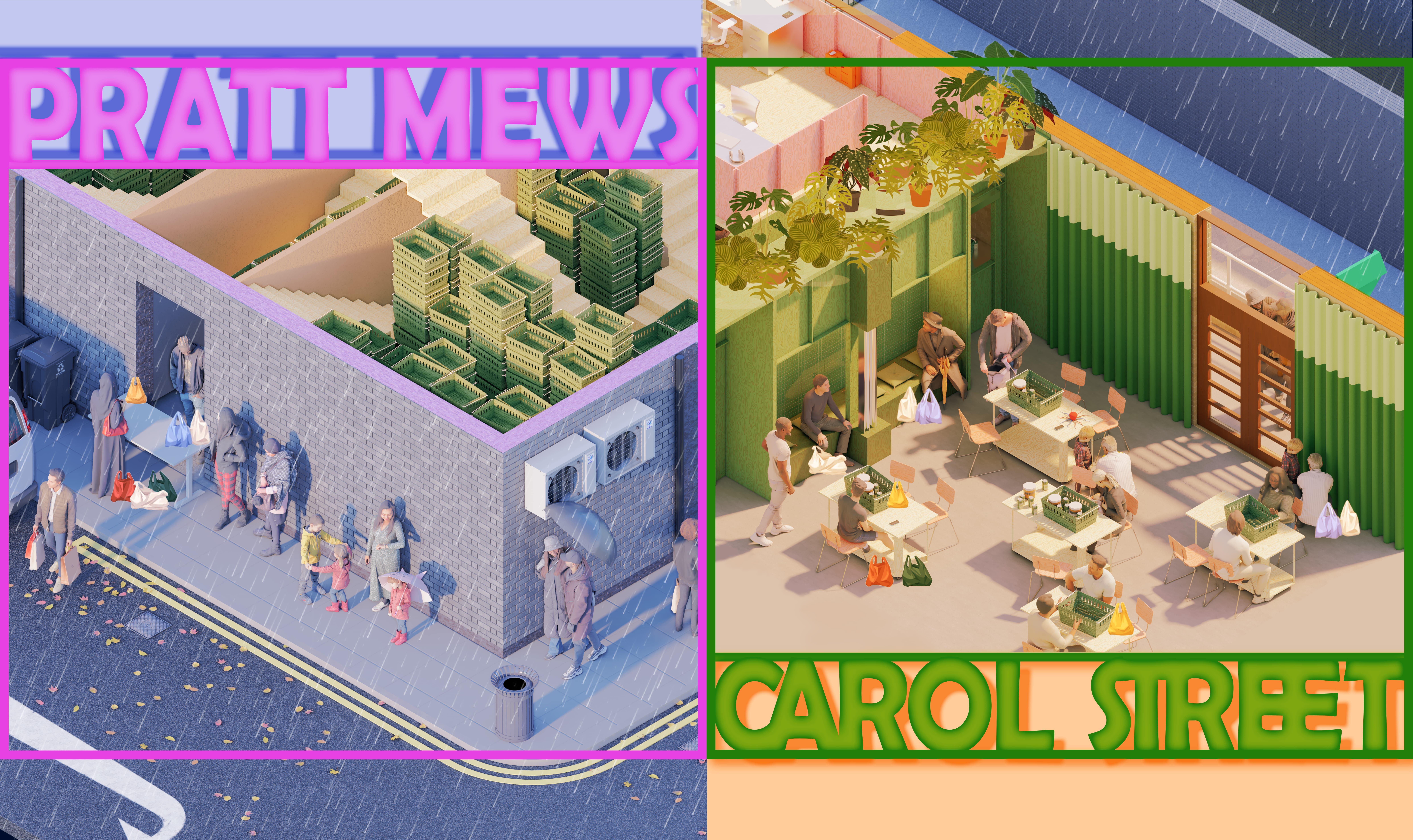 Pratt Mews vs Carol Street Alt